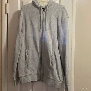 Grey H&M hoodie oversized fit